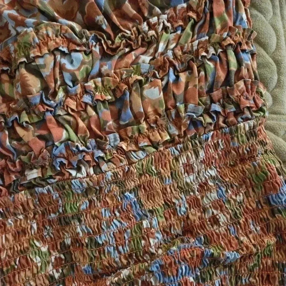 House of Harlow 1960 Floral Puff Sleeve Blouse - Picture 4 of 4